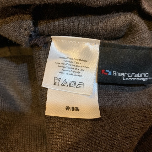 Eddie Bauer Men's Zip Up Sweater - Brown - Picture 10 of 13